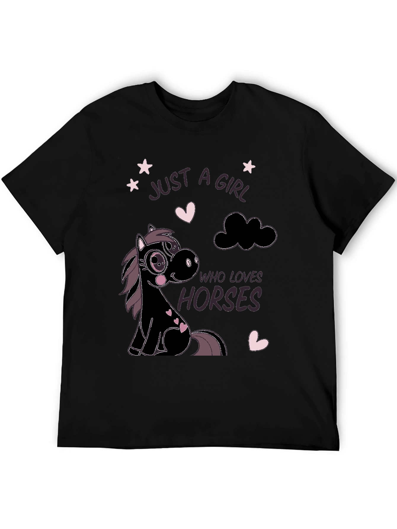 Cute Horse Lover T-Shirt - Just a Girl Who Loves Horses