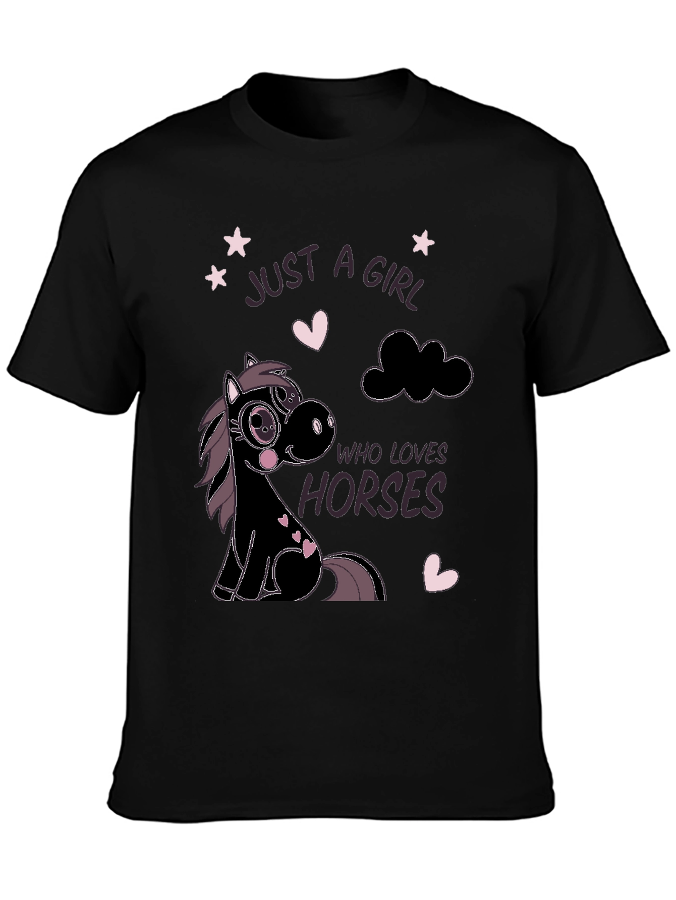 Cute Horse Lover T-Shirt - Just a Girl Who Loves Horses