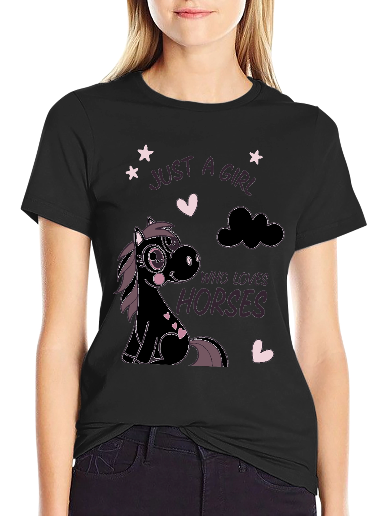 Cute Horse Lover T-Shirt - Just a Girl Who Loves Horses