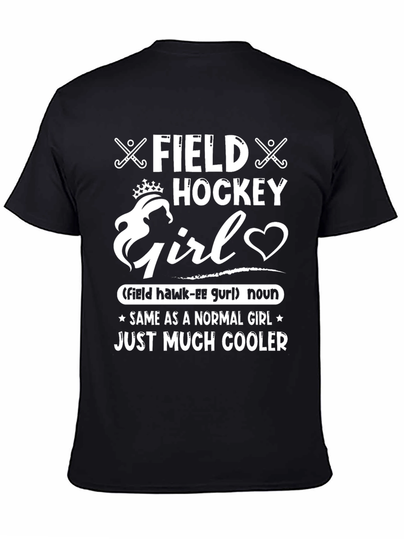 Field Hockey Girl T-Shirt