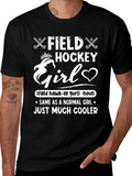 Field Hockey Girl T-Shirt