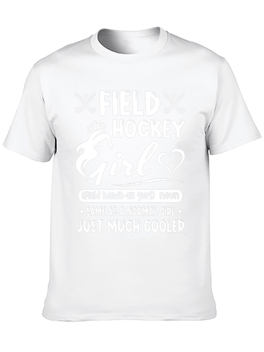 Field Hockey Girl T-Shirt