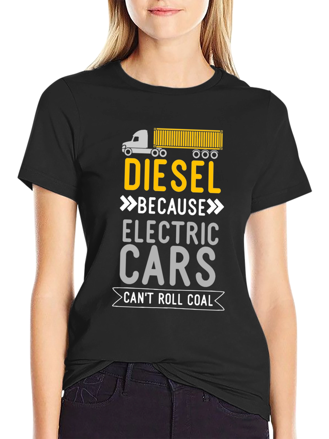 Diesel Can Roll Coal Graphic T-Shirt