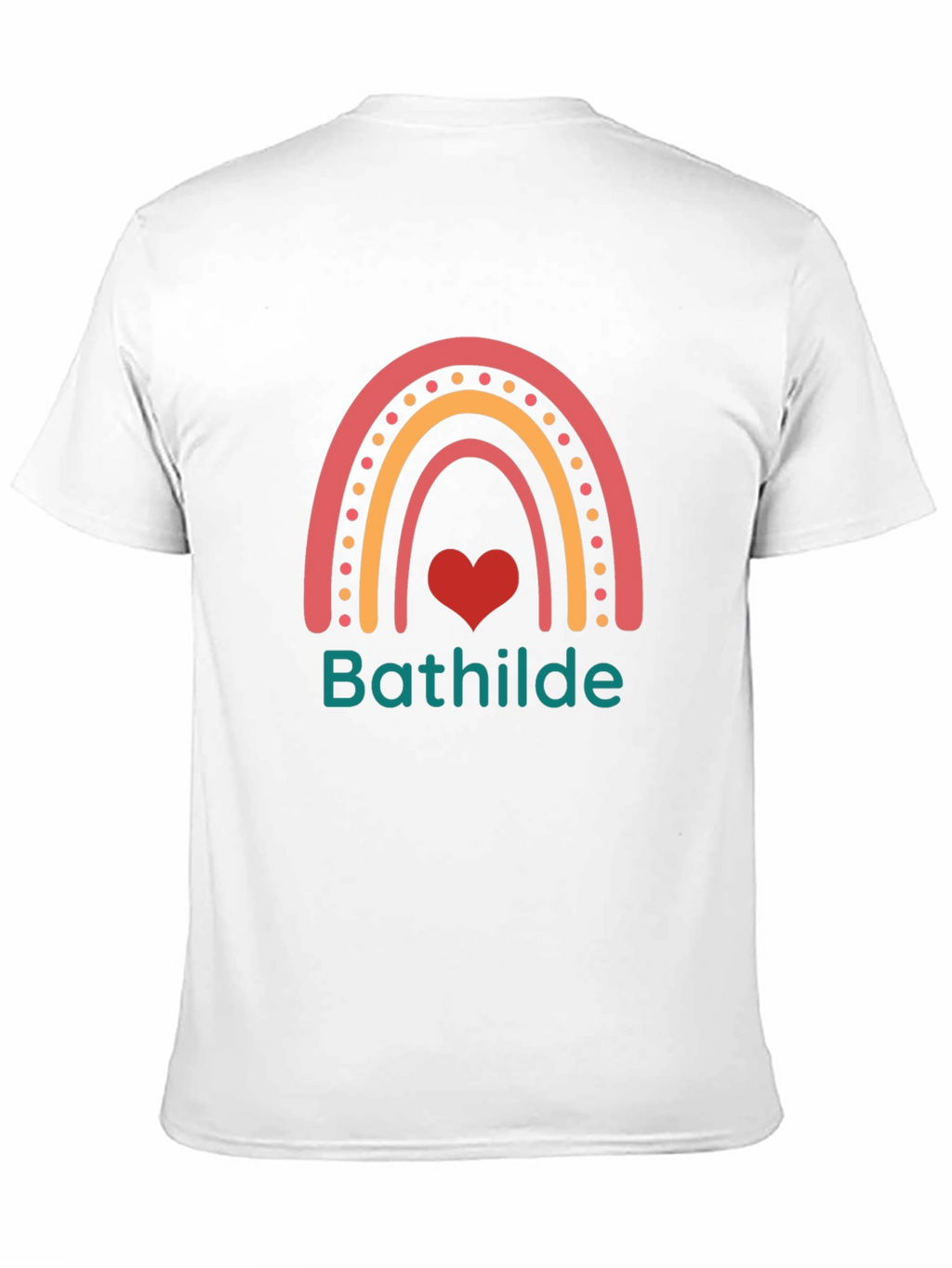 Rainbow Heart T-Shirt - Bathilde