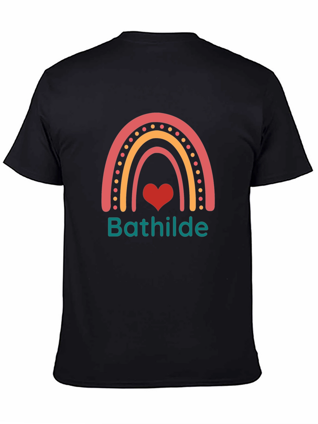 Rainbow Heart T-Shirt - Bathilde