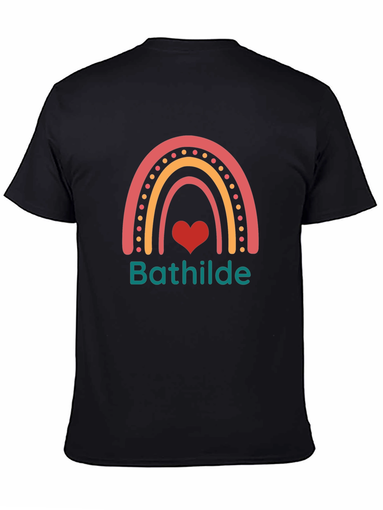 Rainbow Heart T-Shirt - Bathilde