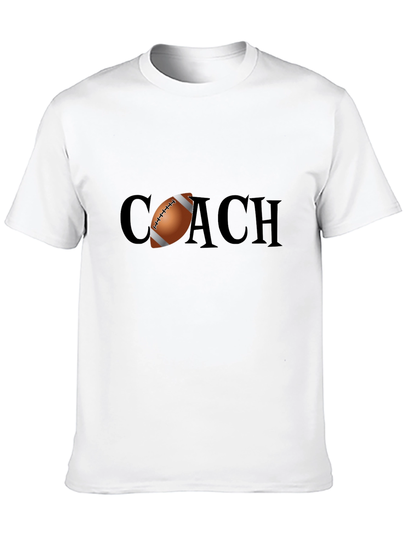 Football Coach Graphic Tee - Black