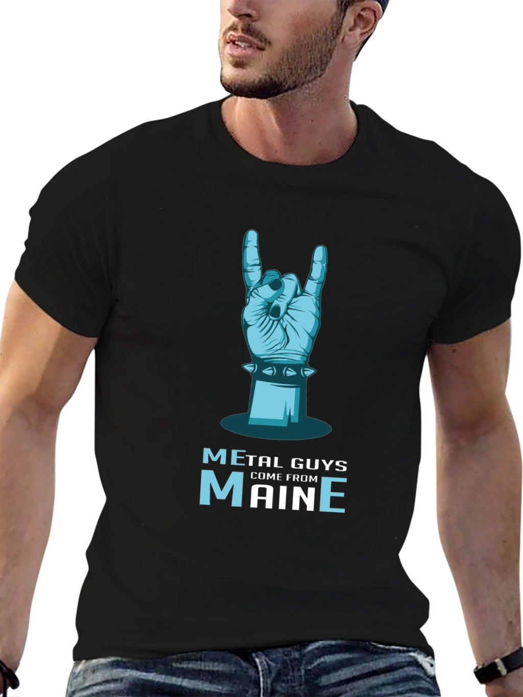 Metal Guys from Maine Graphic T-Shirt