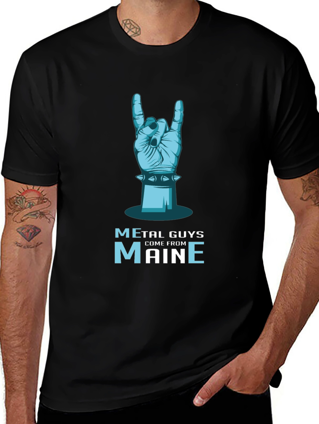 Metal Guys from Maine Graphic T-Shirt