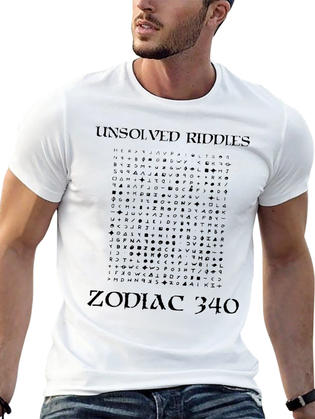 Unsolved Riddles Zodiac 340 Graphic T-Shirt