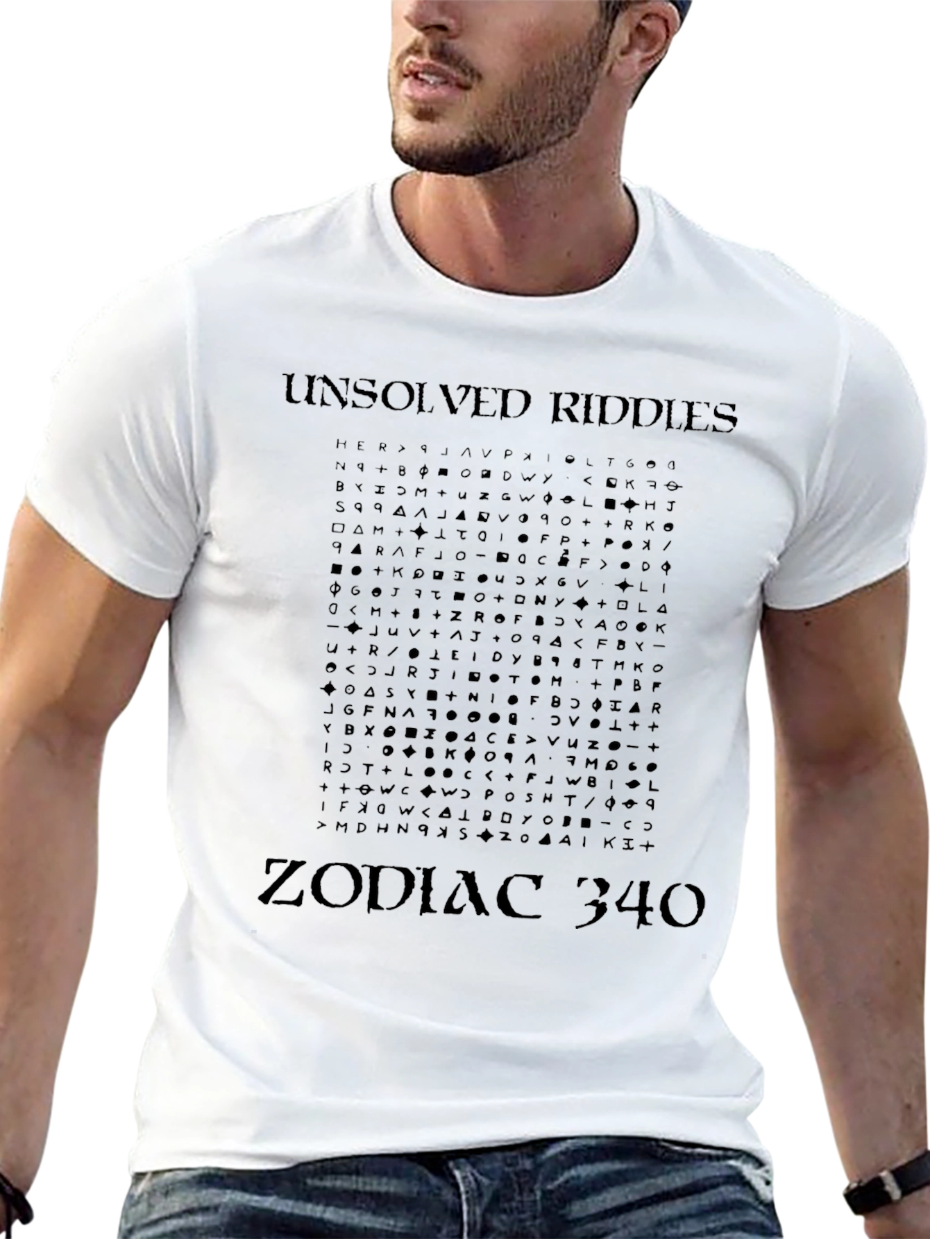 Unsolved Riddles Zodiac 340 Graphic T-Shirt