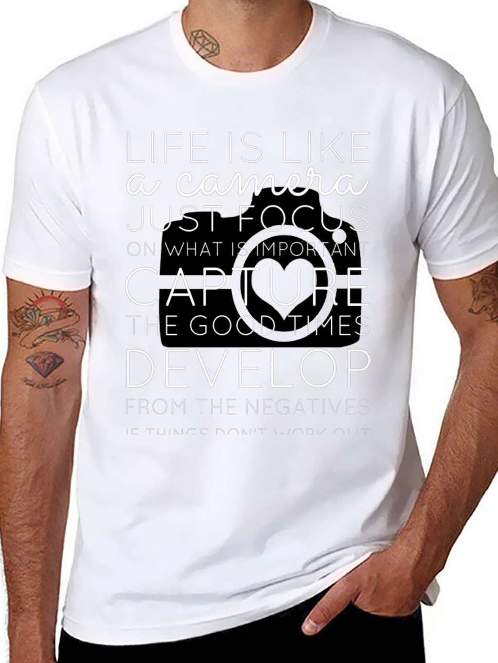 Life is Like a Camera Graphic Tee