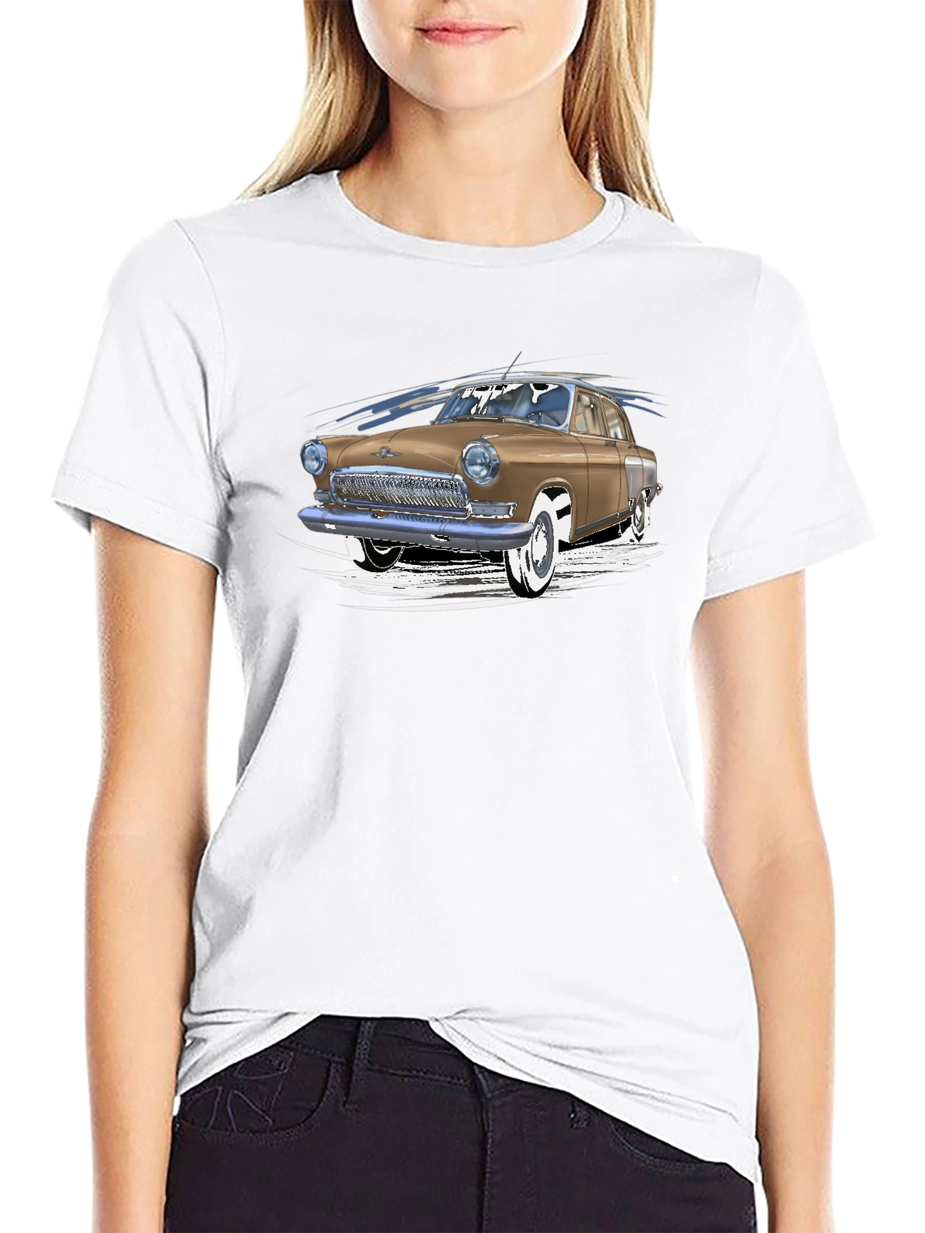 Retro Car Graphic Tee - Classic Cool