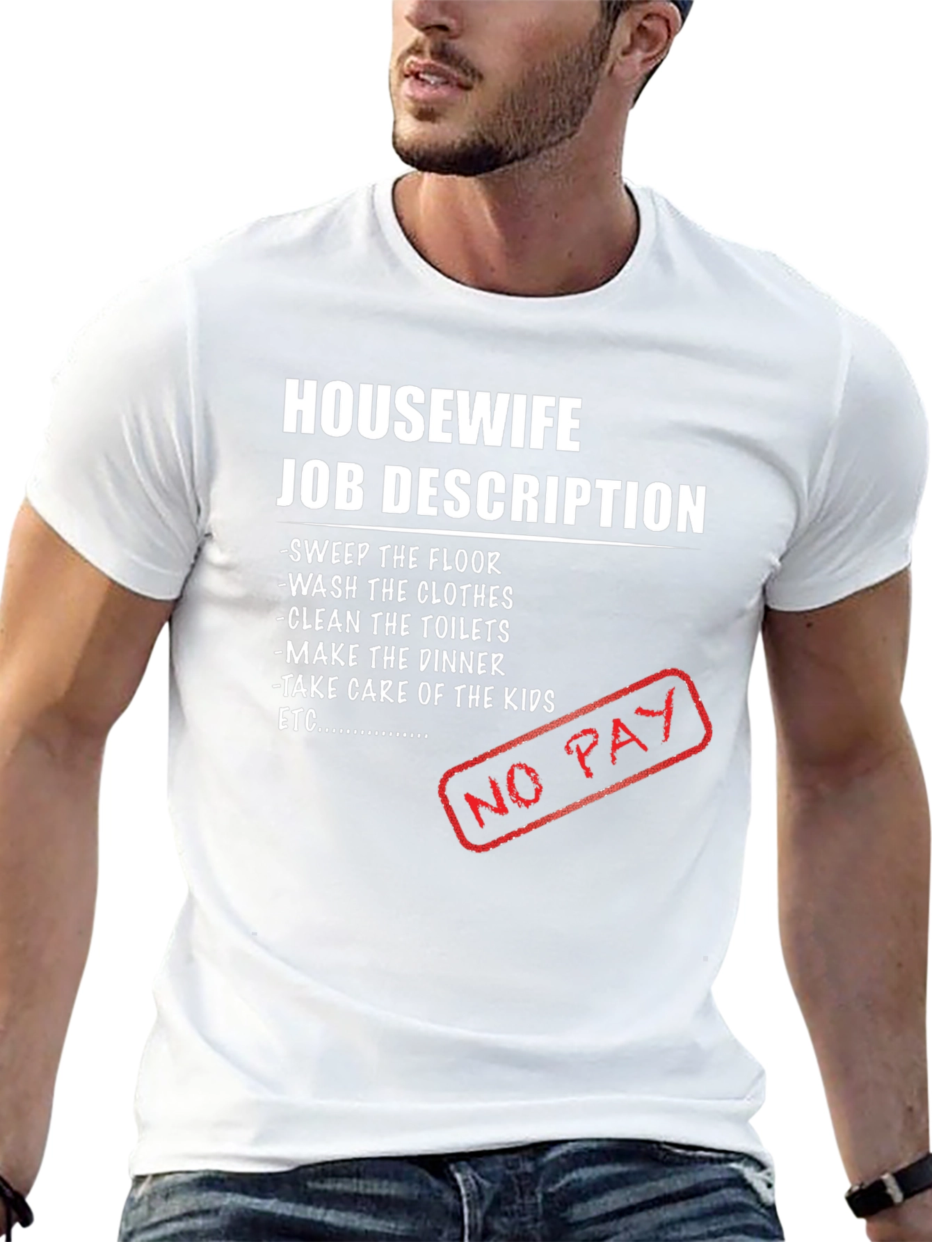 Housewife Job Description Novelty T-Shirt