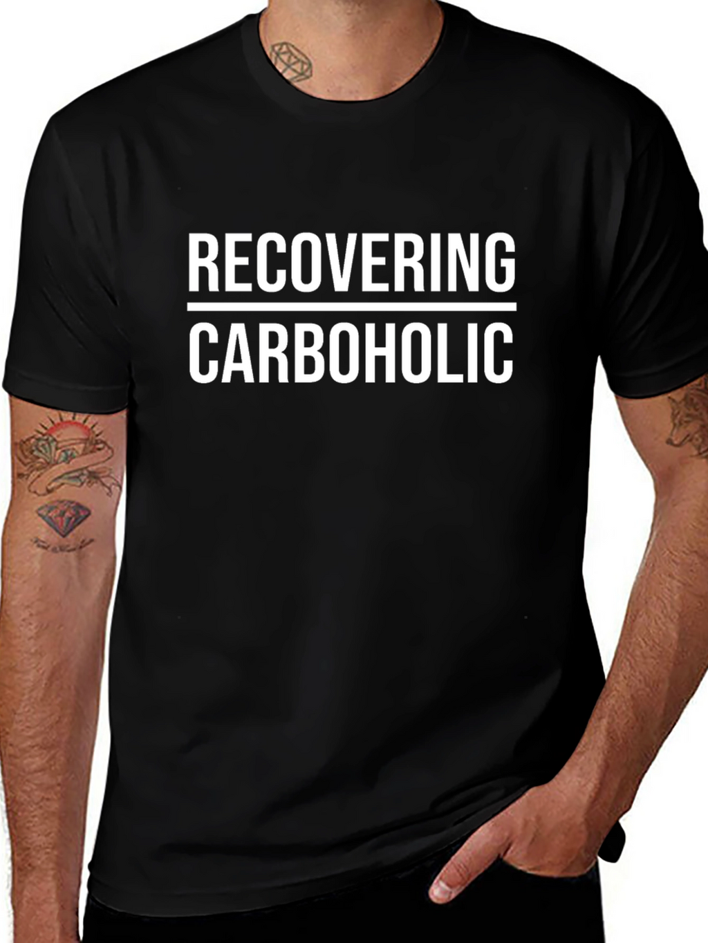 Recovering Carboholic Graphic Tee