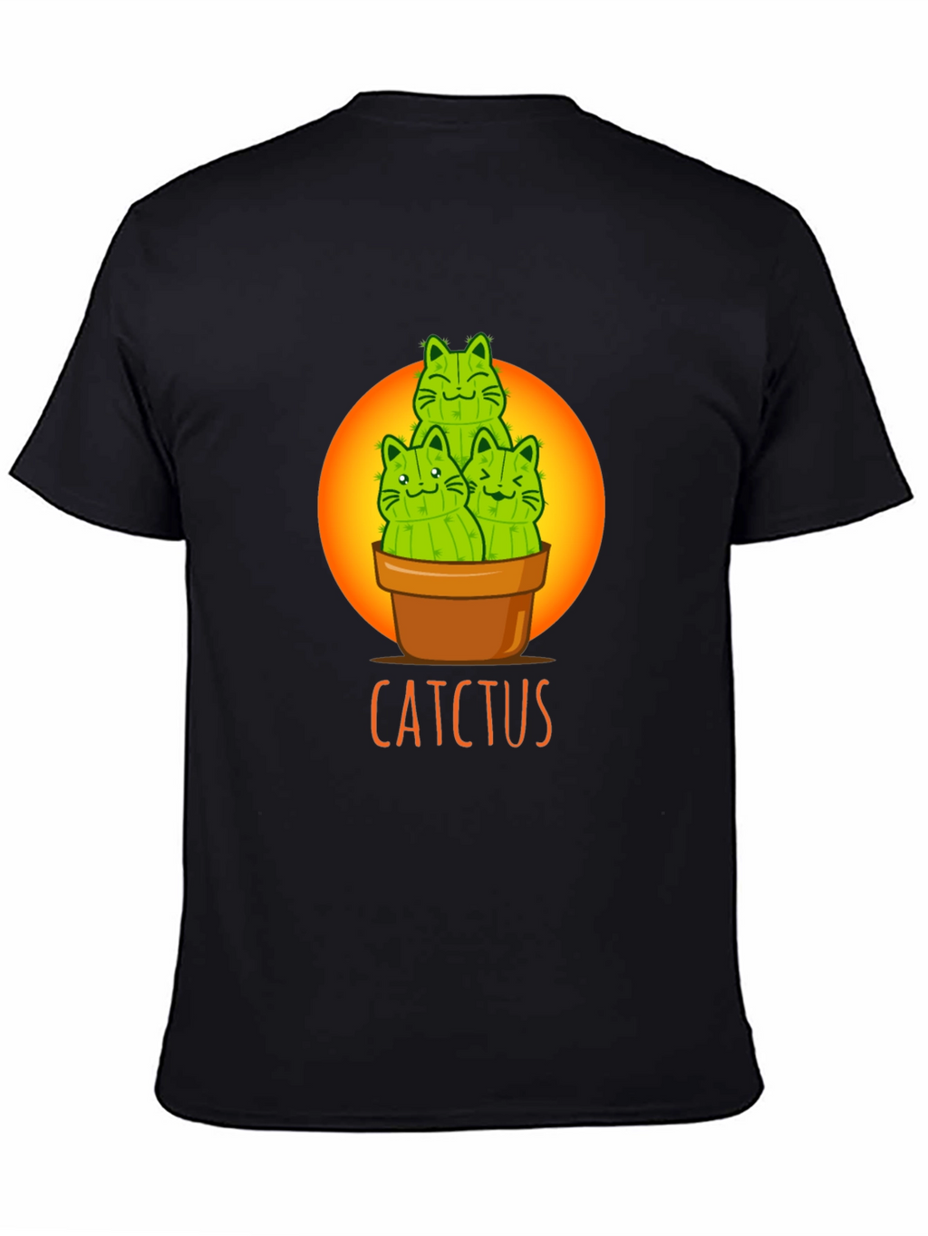 Cactcus T-Shirt: Cute Cat Cactus Graphic Tee