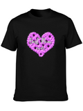 Best Mom Ever Floral Heart T-Shirt