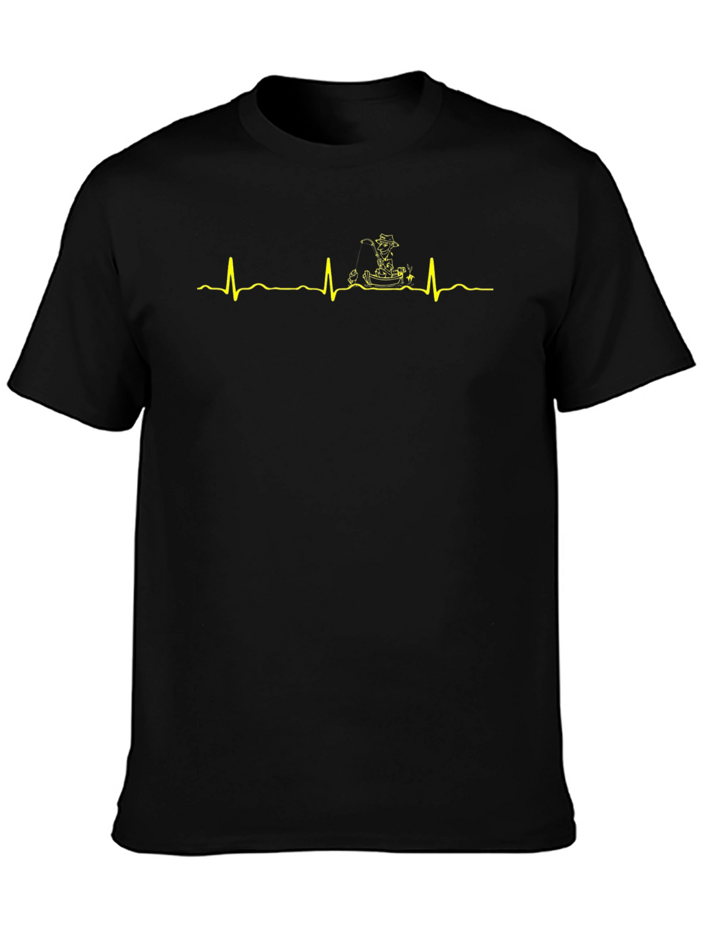 Fishing Heartbeat T-Shirt - Anglers Life Line Tee