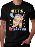 Bits & Spaces Pizza Cat Graphic T-Shirt