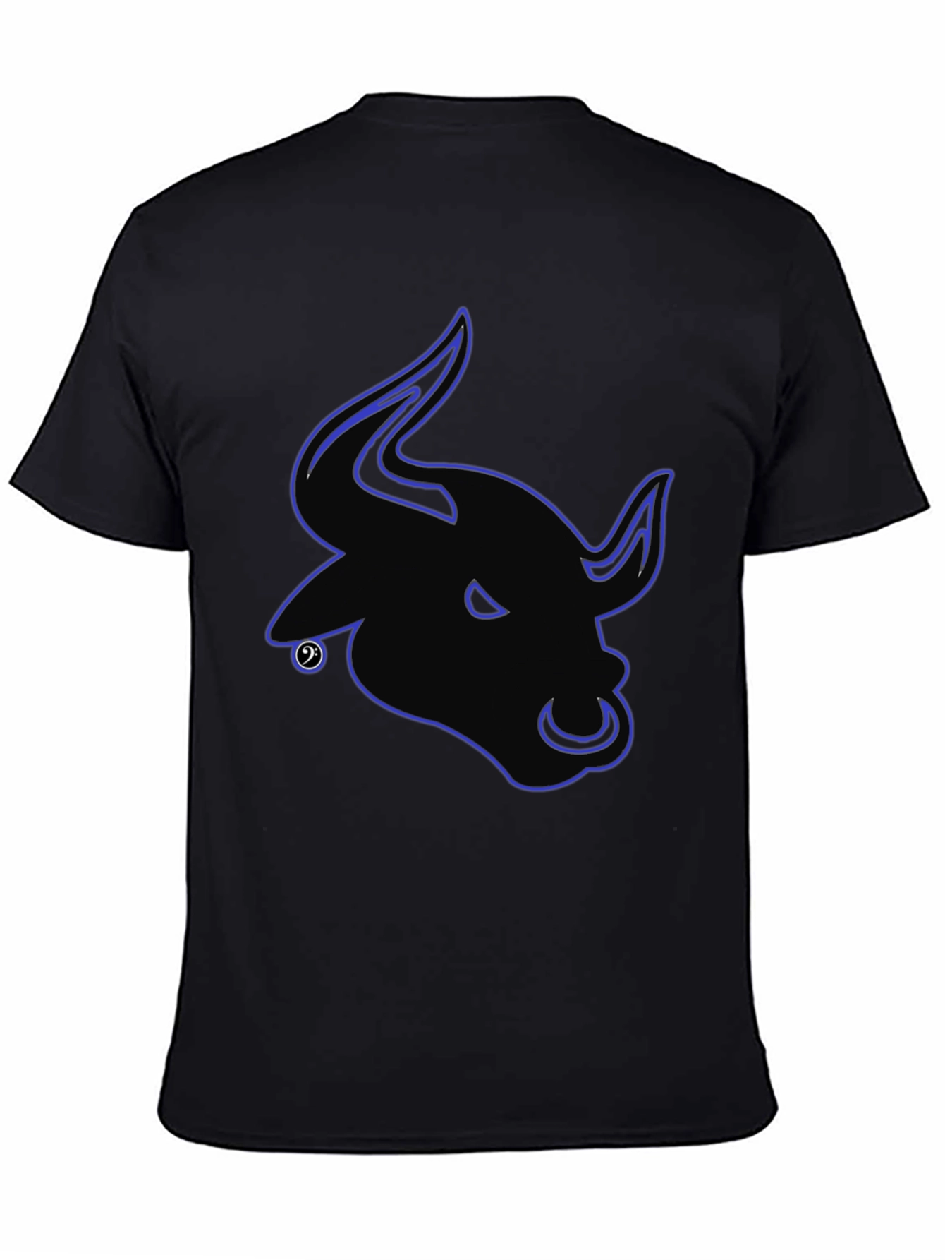 Bull Logo Black T-Shirt