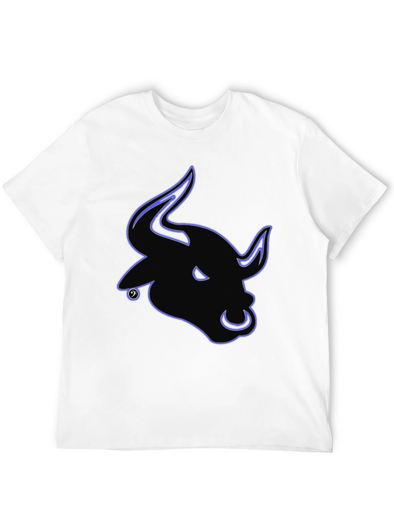 Bull Logo Black T-Shirt