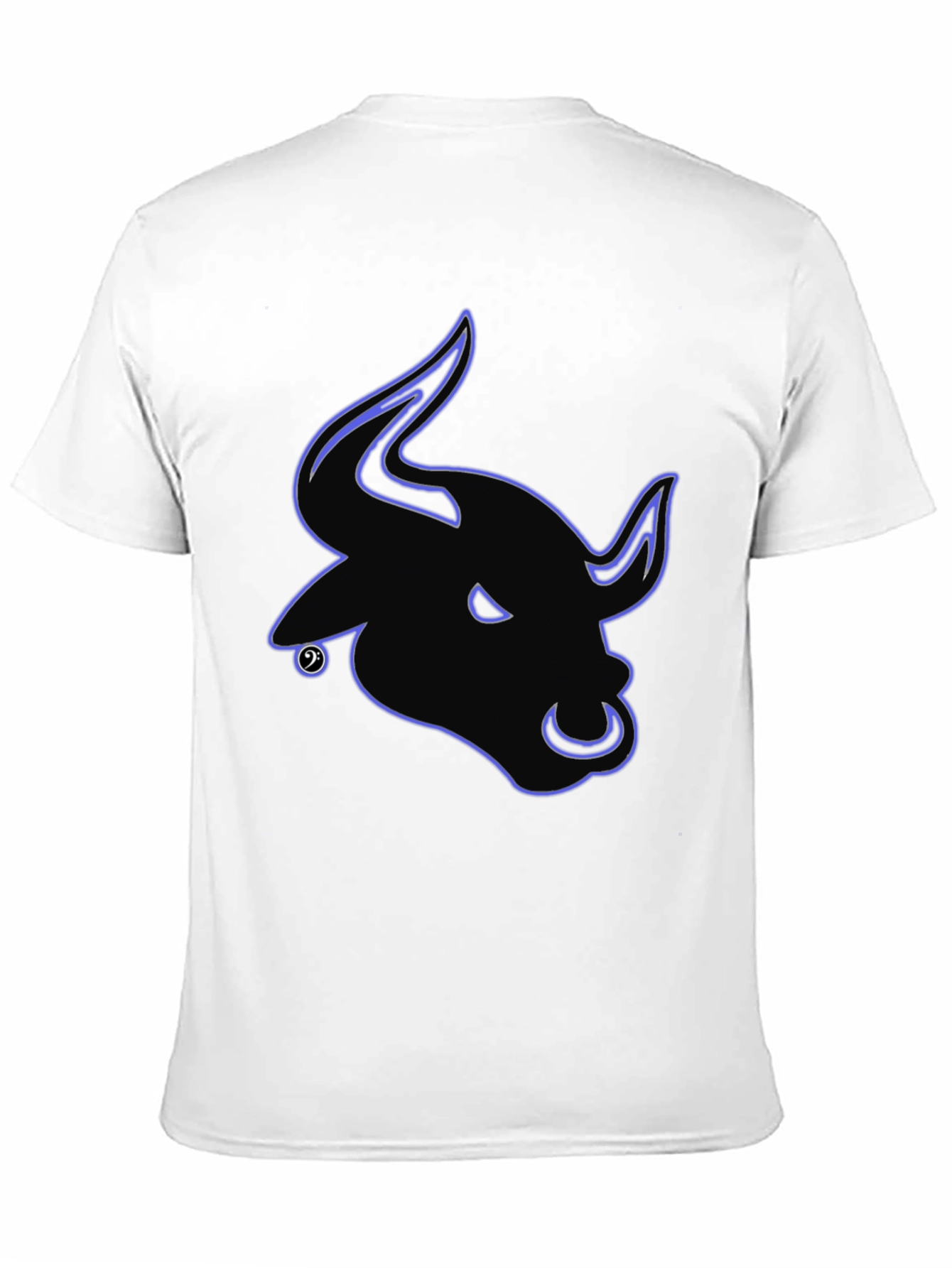 Bull Logo Black T-Shirt