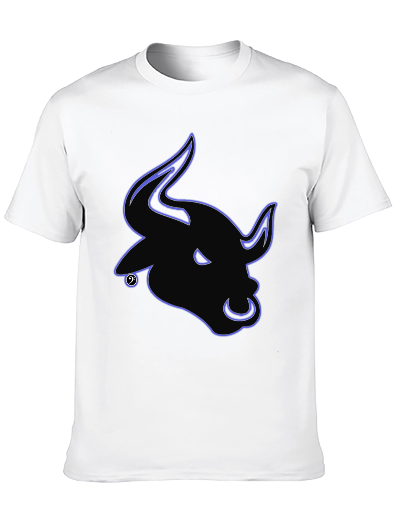 Bull Logo Black T-Shirt