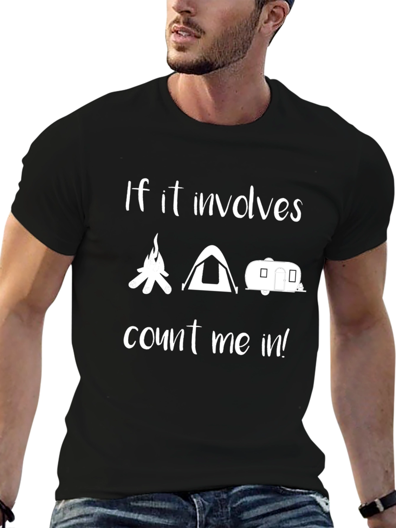 Camping Graphic Tee - If It Involves...
