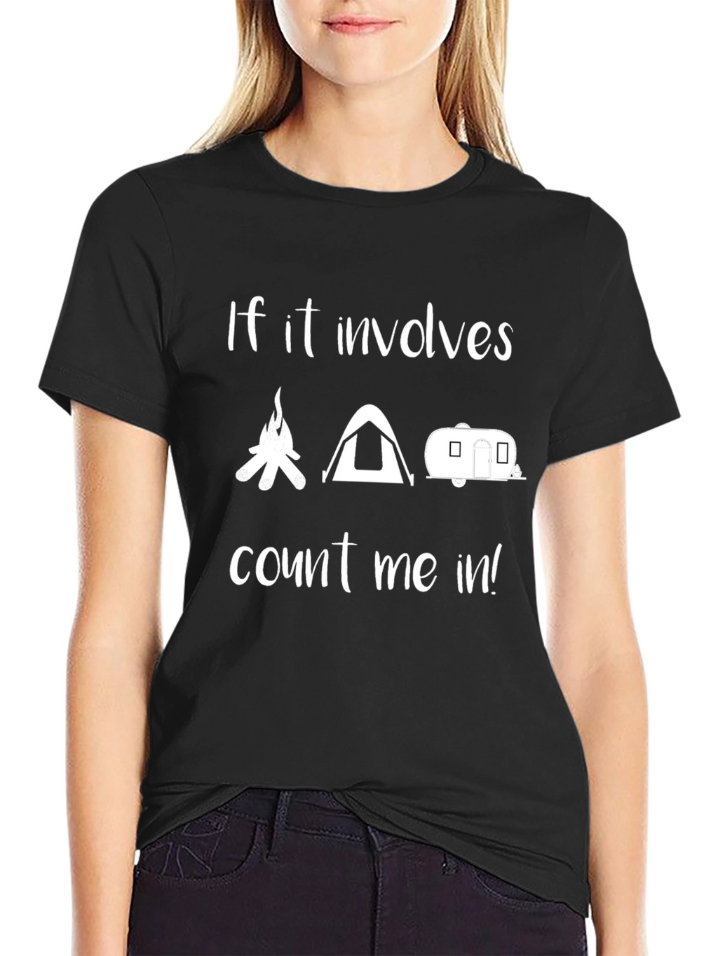Camping Graphic Tee - If It Involves...