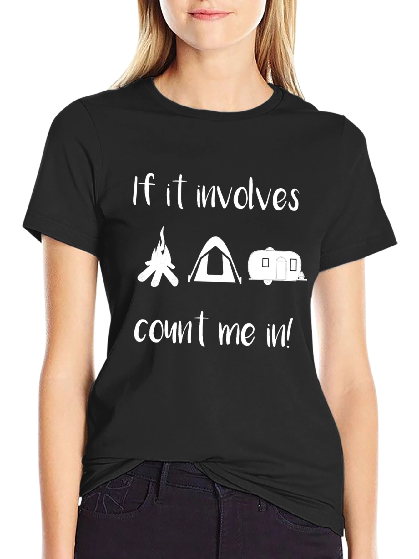 Camping Graphic Tee - If It Involves...