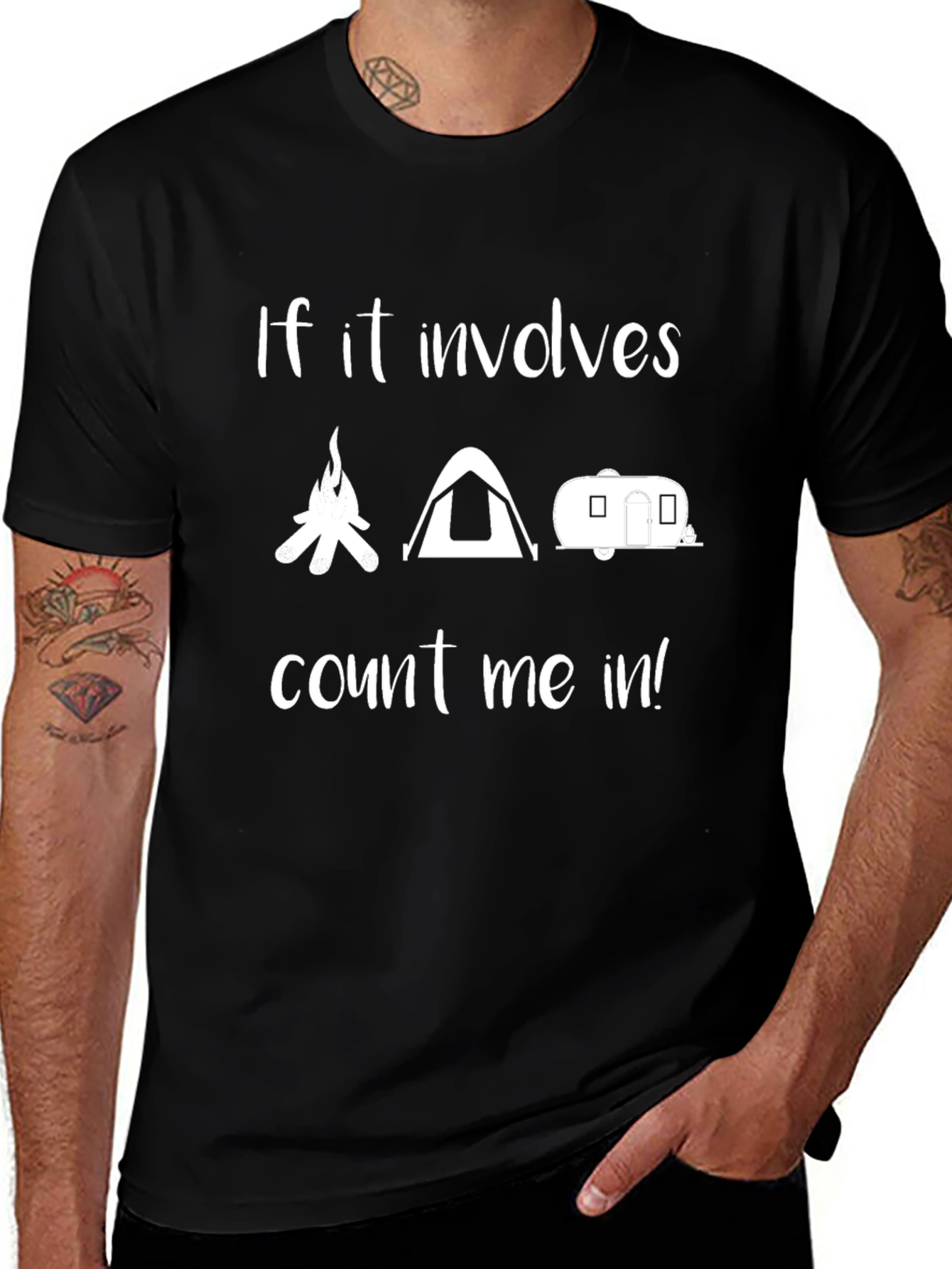 Camping Graphic Tee - If It Involves...