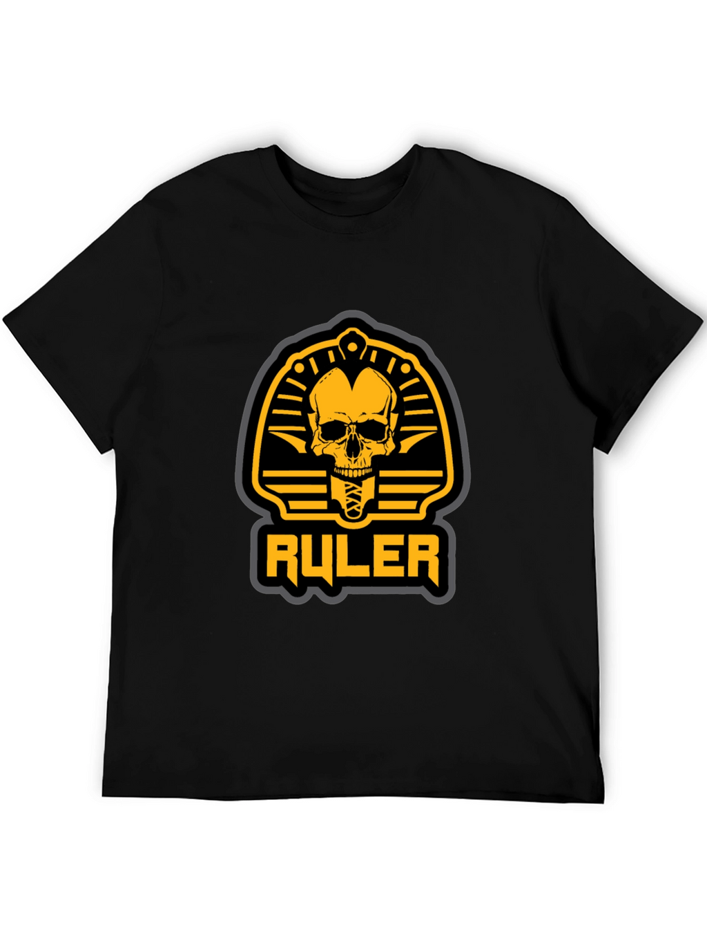 Skull Pharaoh Ruler Graphic Tee