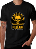 Skull Pharaoh Ruler Graphic Tee