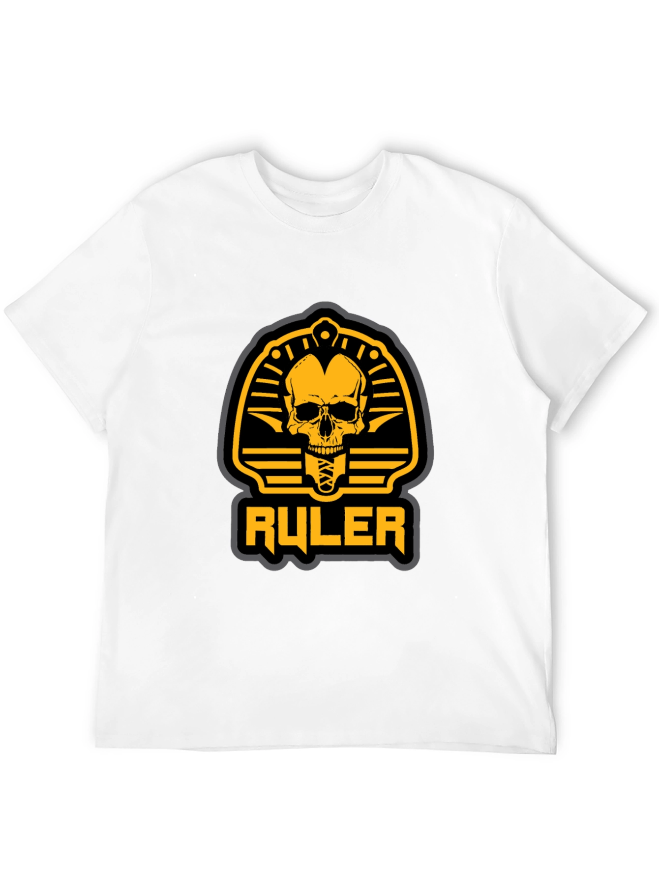 Skull Pharaoh Ruler Graphic Tee
