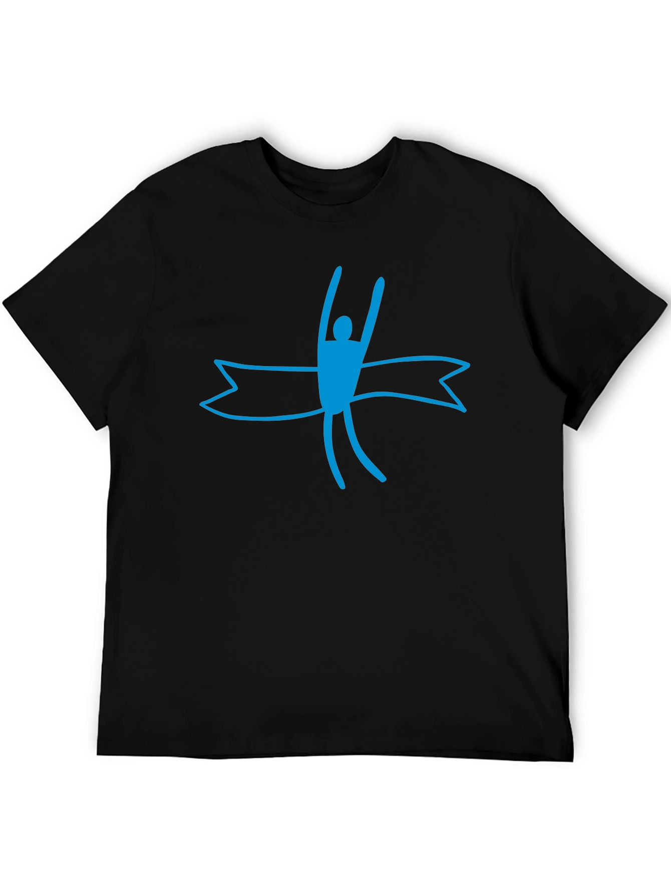 Winners Finish Line Graphic Tee - Black