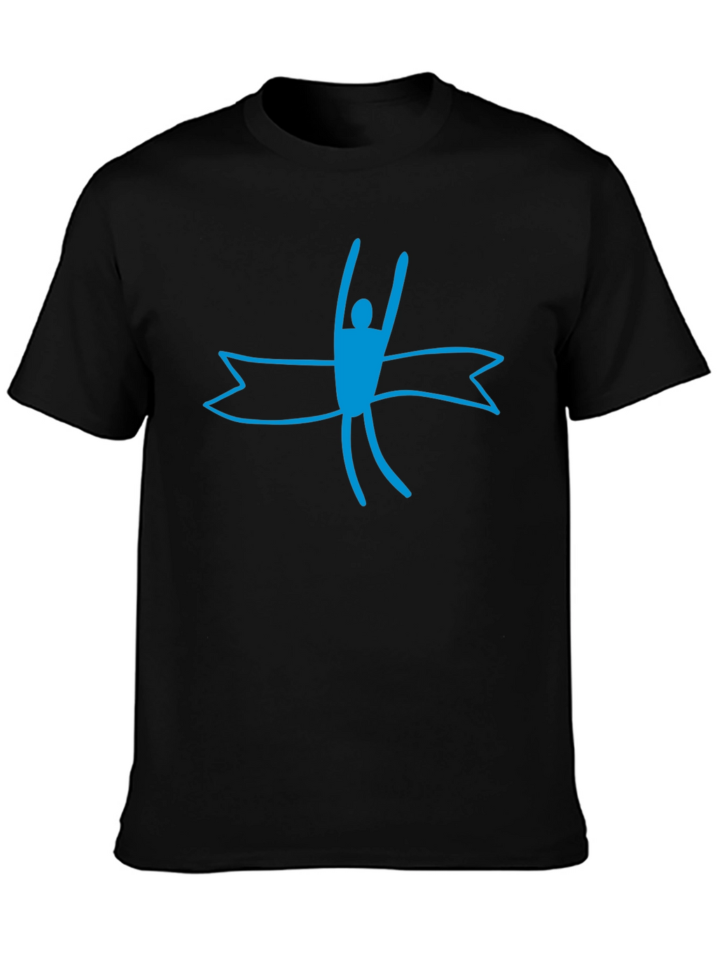 Winners Finish Line Graphic Tee - Black