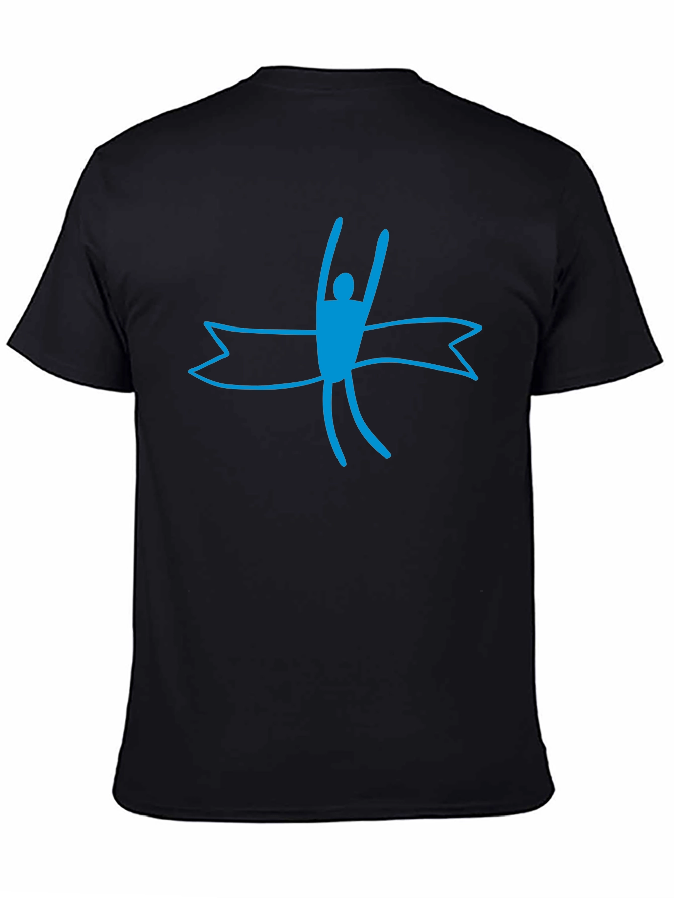 Winners Finish Line Graphic Tee - Black