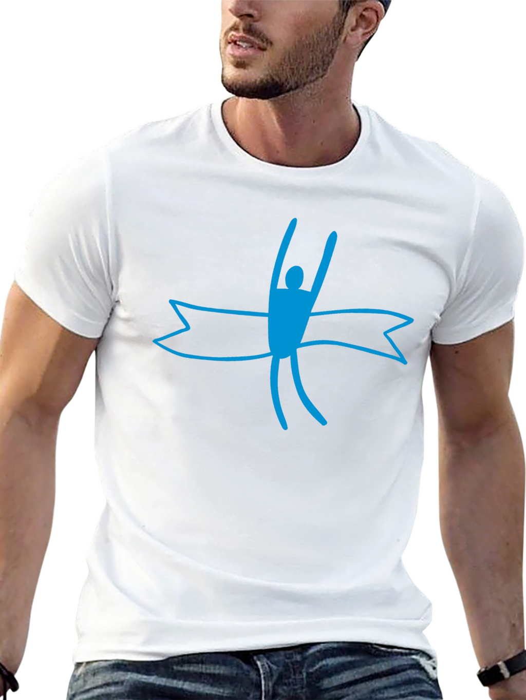 Winners Finish Line Graphic Tee - Black