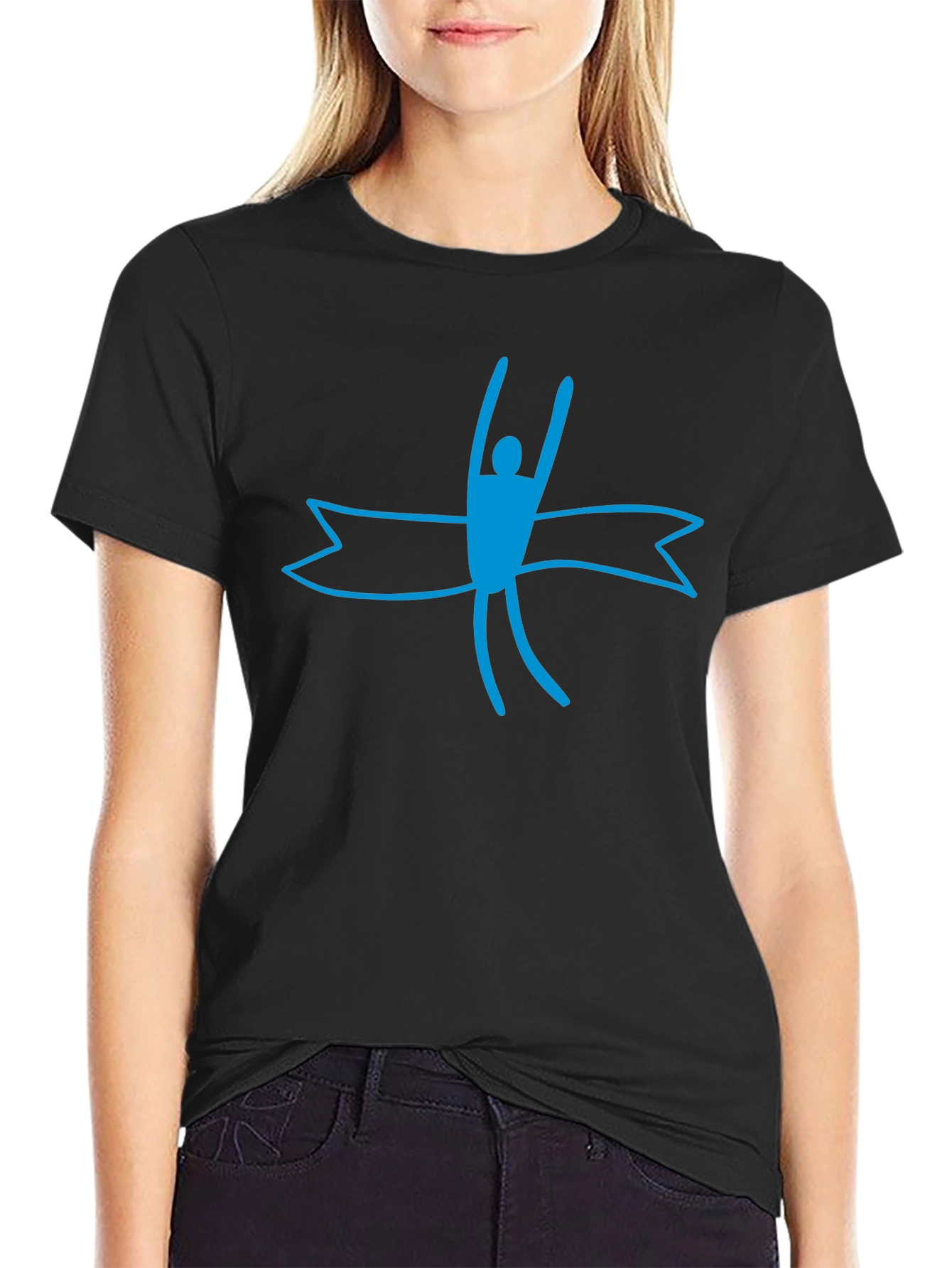 Winners Finish Line Graphic Tee - Black