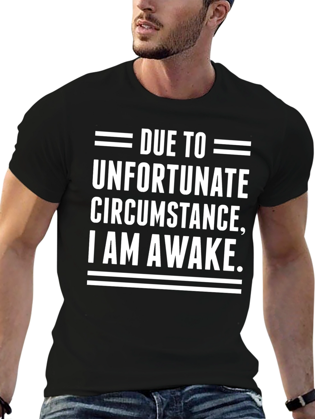 Unfortunate Circumstance Awake Graphic Tee