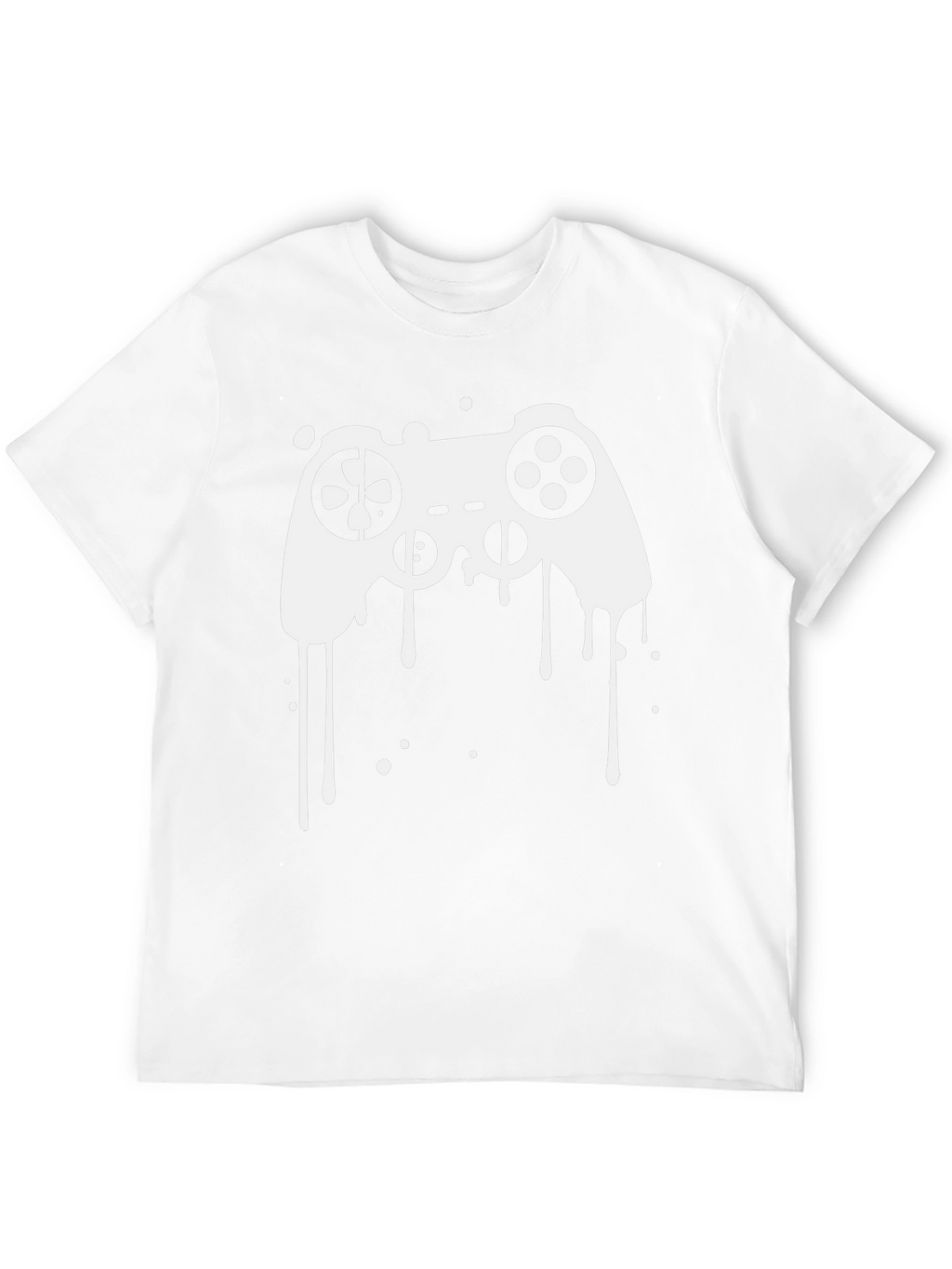 Gaming Controller Graphic Tee - Black Cotton T-Shirt