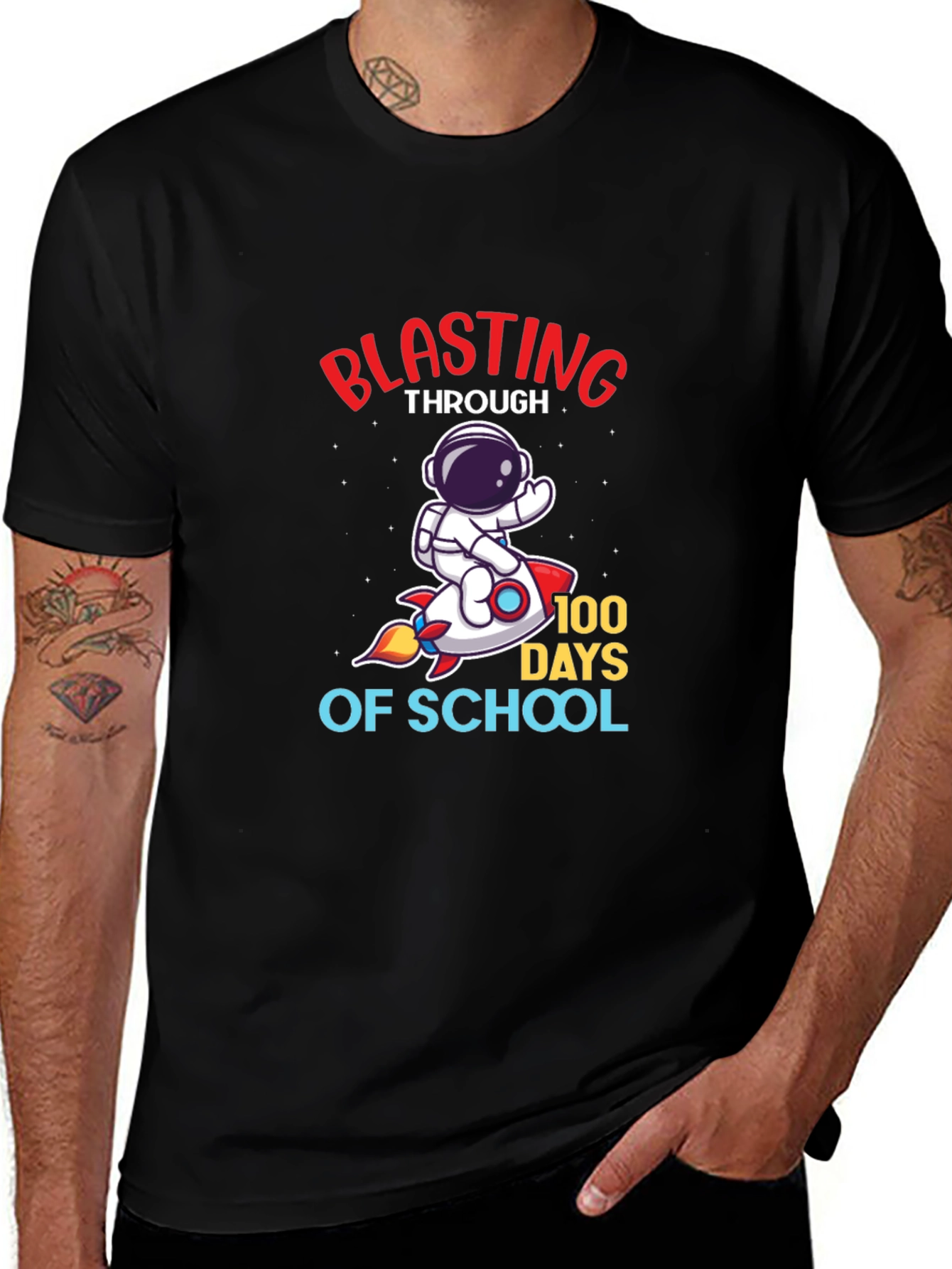 Blasting Through 100 Days of School T-Shirt