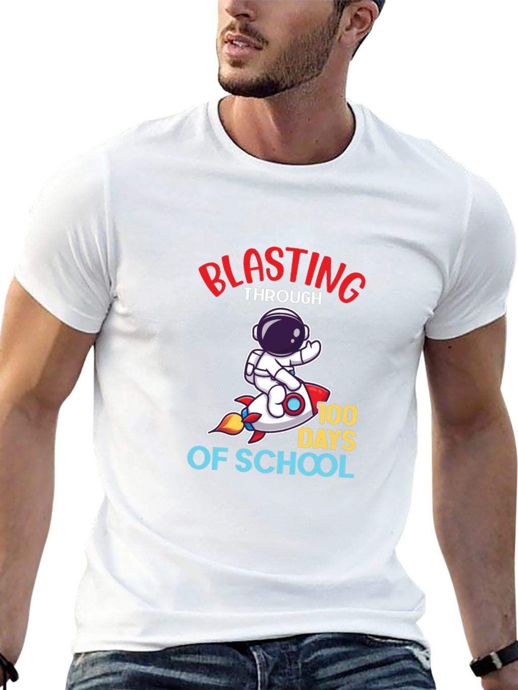Blasting Through 100 Days of School T-Shirt