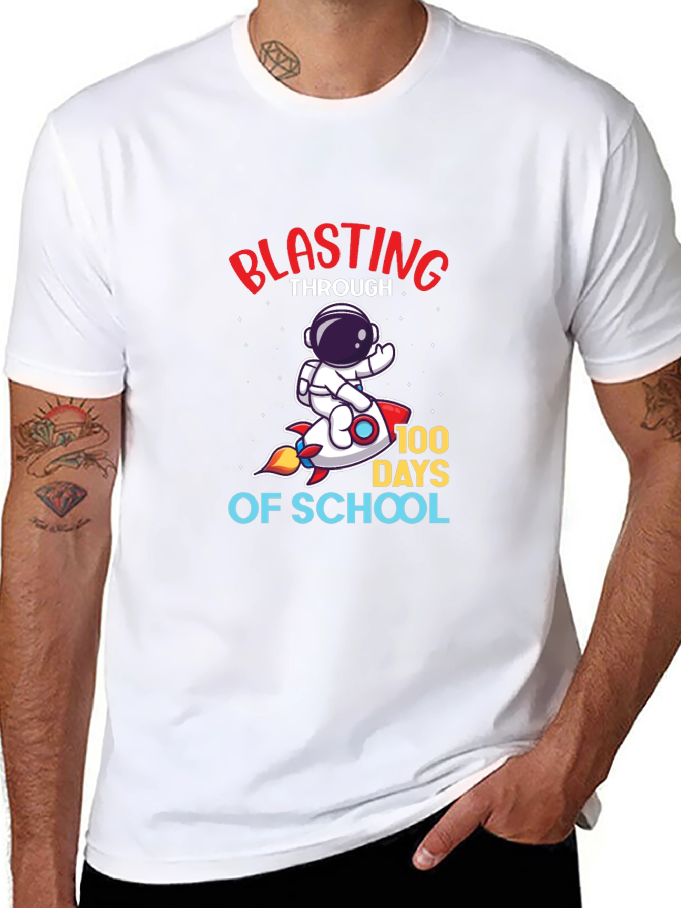 Blasting Through 100 Days of School T-Shirt