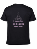 Meditation Pause T-Shirt - Funny Yoga Tee