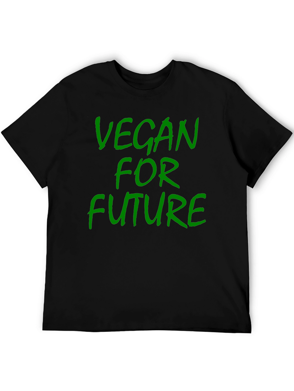 Vegan For Future Black T-Shirt
