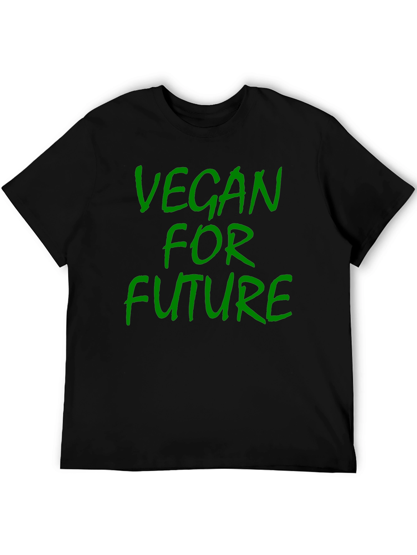 Vegan For Future Black T-Shirt