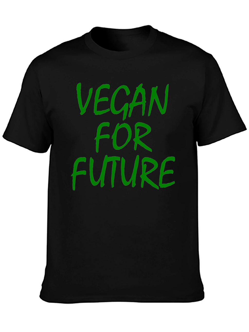 Vegan For Future Black T-Shirt