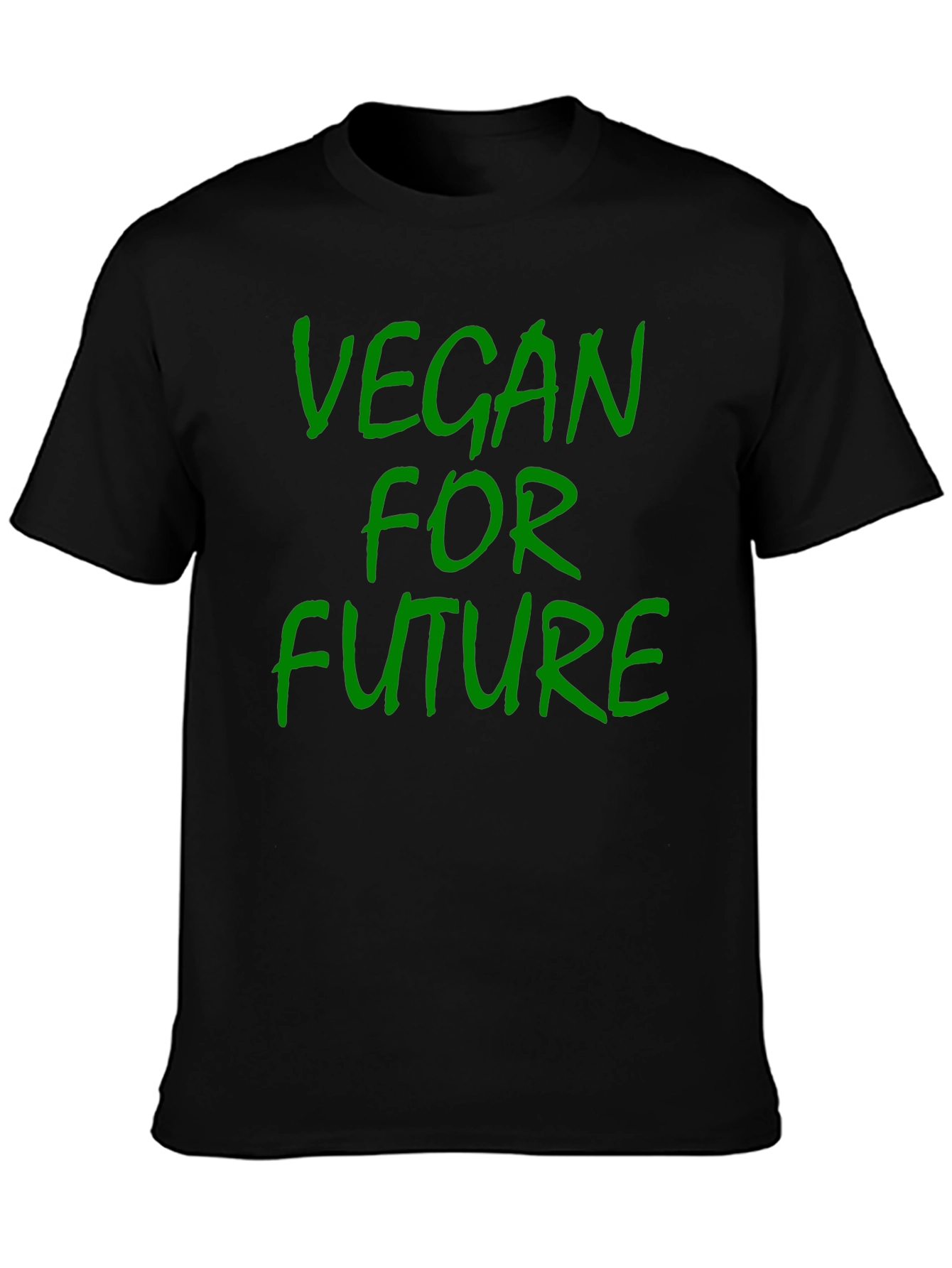 Vegan For Future Black T-Shirt