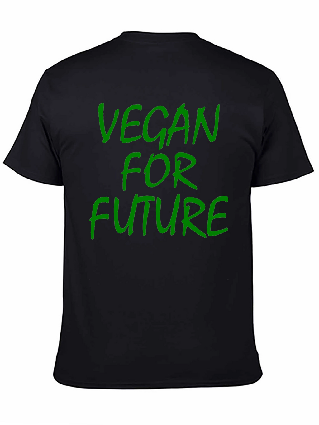 Vegan For Future Black T-Shirt